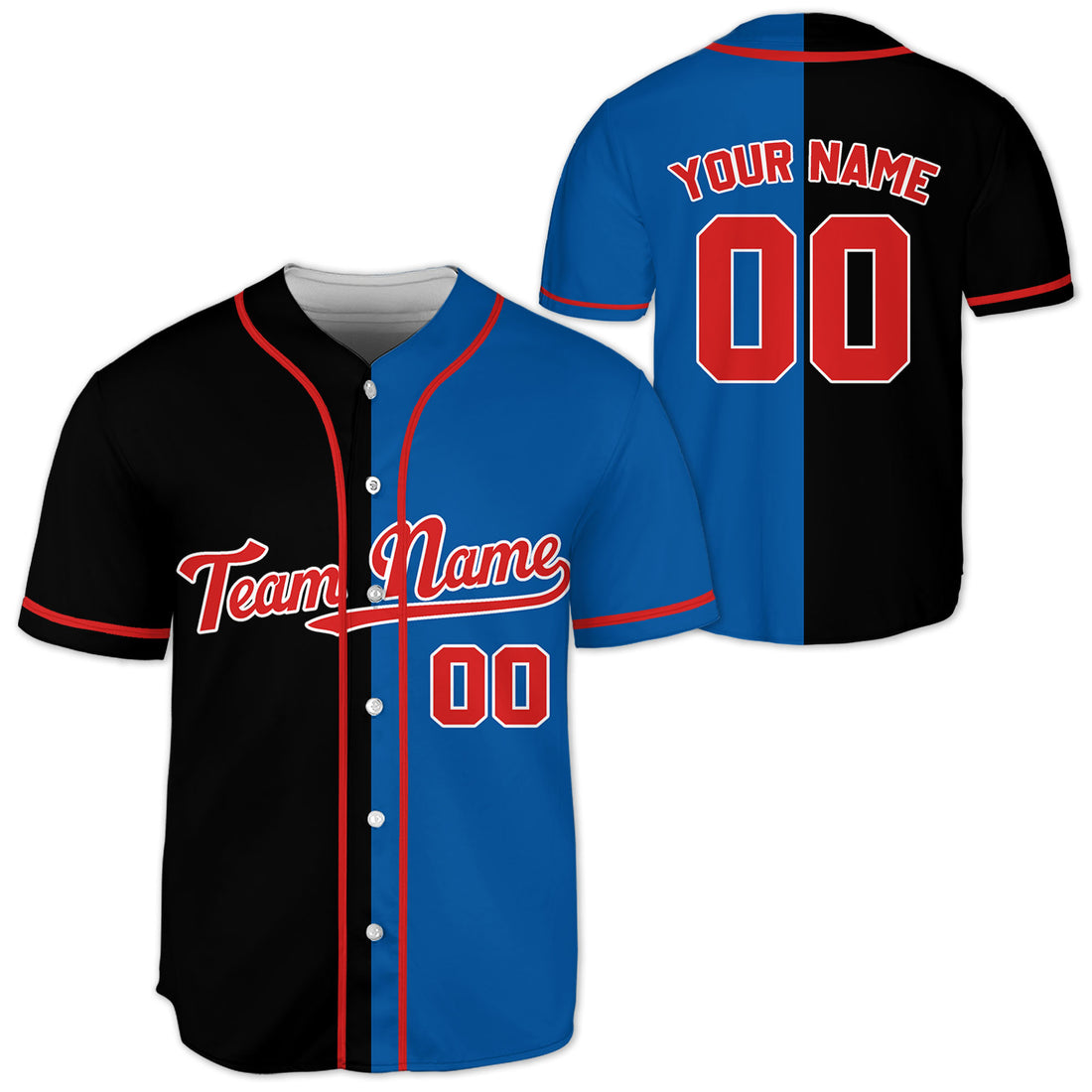 Personalized-Team-Name-Custom-Collection-Colorful-Black-Blue