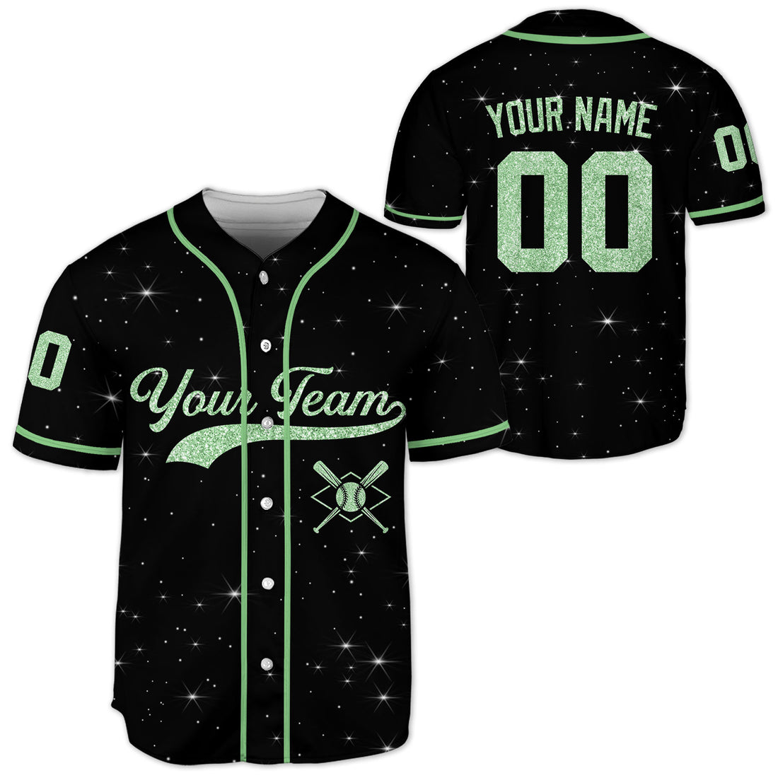 Personalized-Team-Name-Number-Custom-Collection-Green