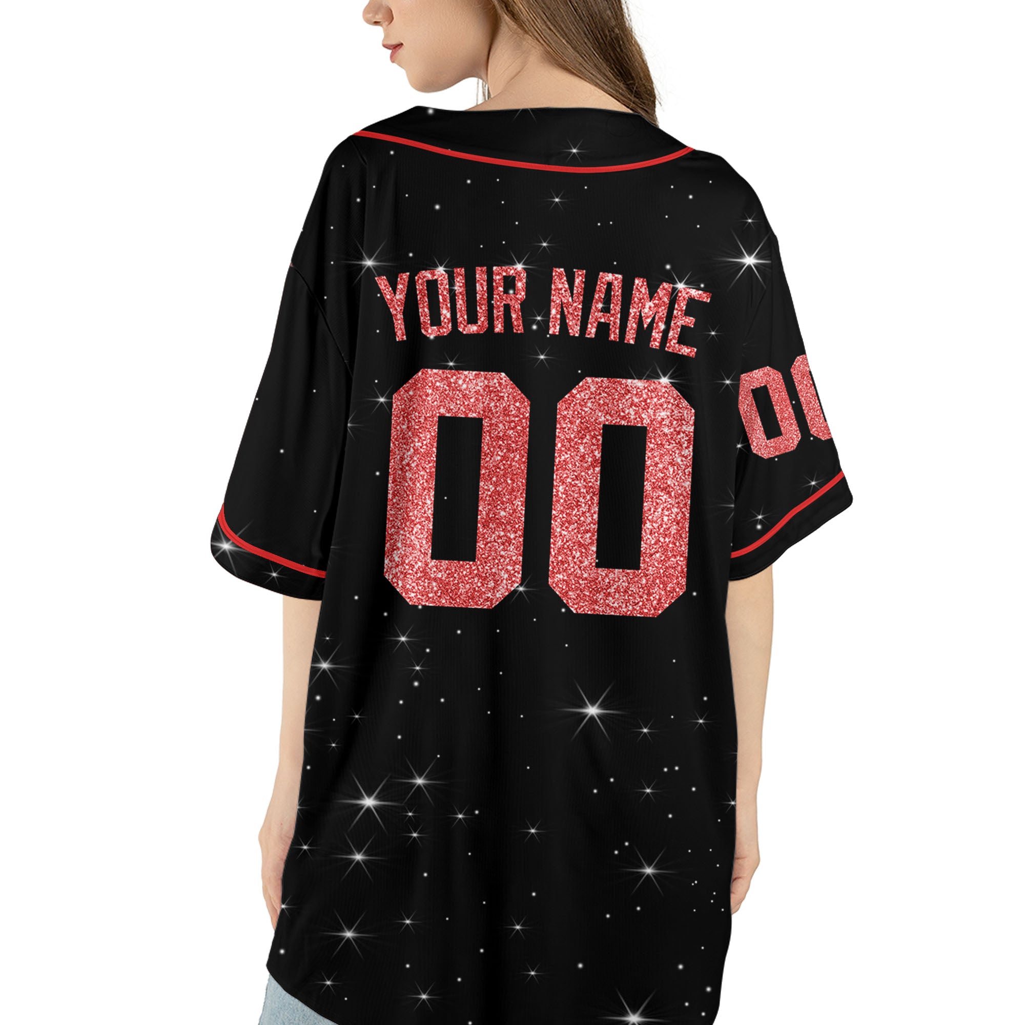 Personalized-Team-Name-Number-Custom-Collection-Red