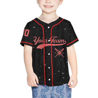Personalized-Team-Name-Number-Custom-Collection-Red