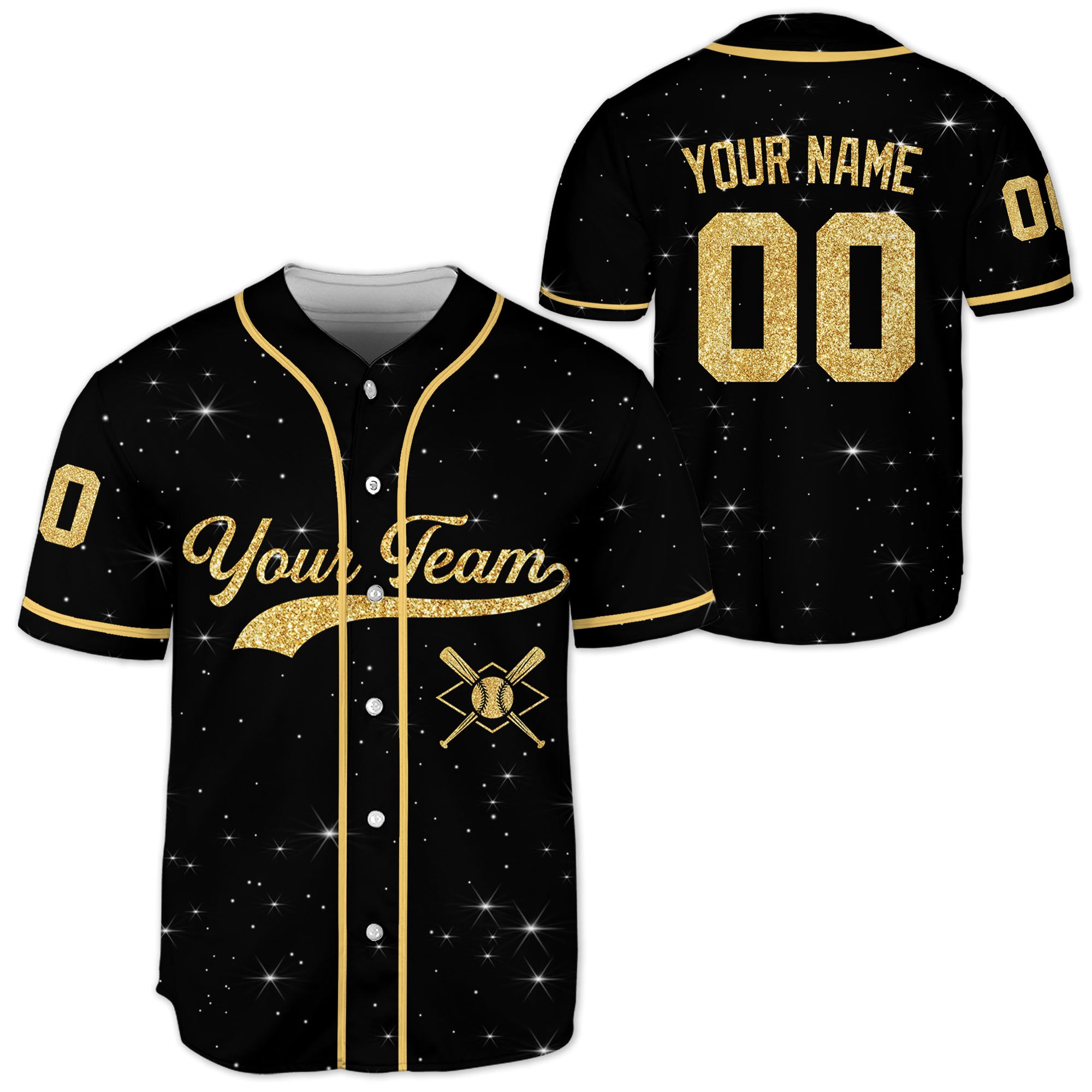 Personalized-Team-Name-Number-Custom-Collection-Yellow