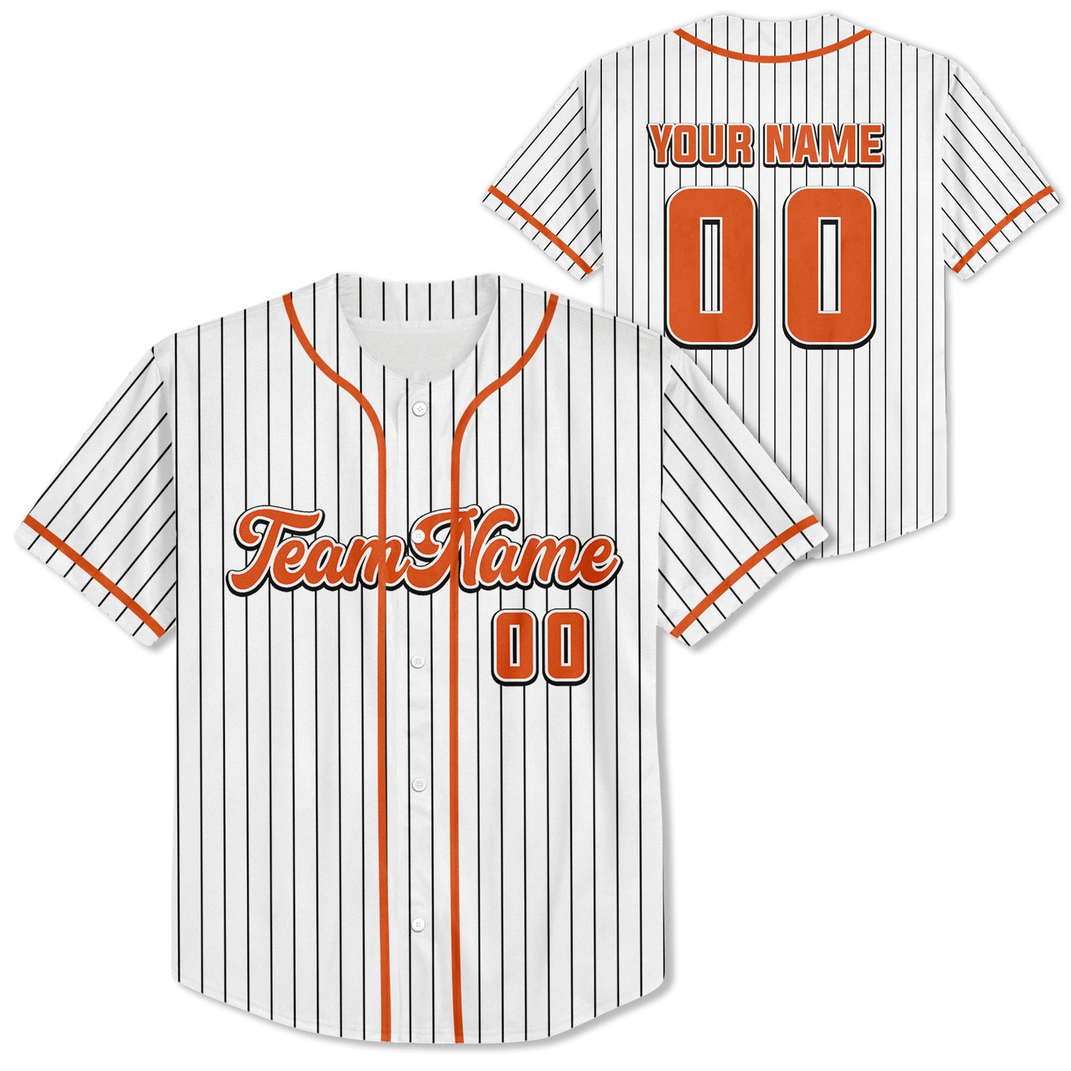 Personalized-Team-Name-Orange-Striped