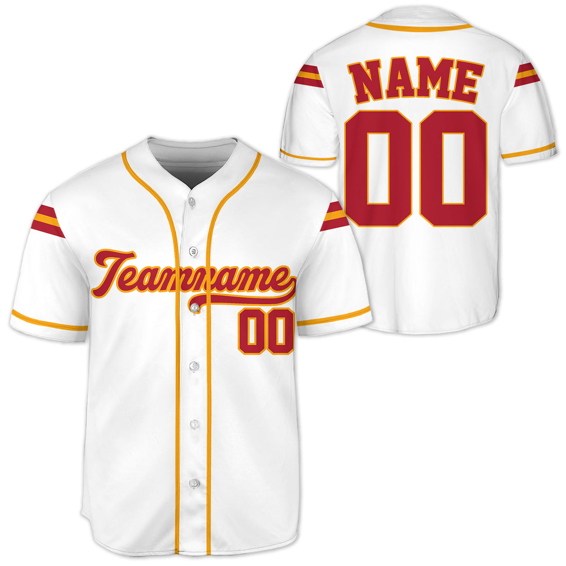 Personalized-Team-Name-Your-Name-Your-Number-Baseball-Jersey-Style-Football-Red-Yellow