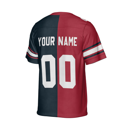 Personalized-Texanes-Jersey-Football-Half-n-Half