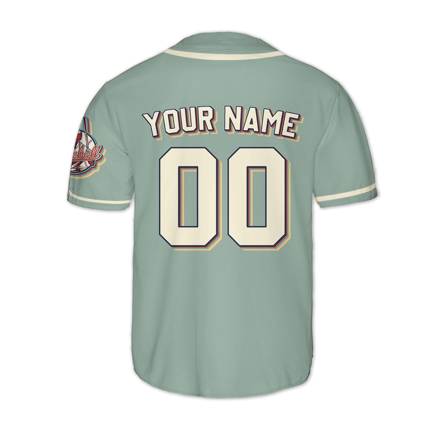 Personalized-Vintage-Team-Name-And-Number-Custom-Collection-Light-Green