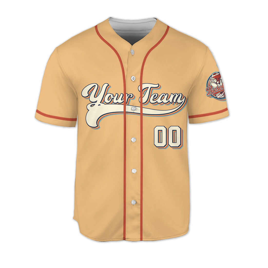 Personalized-Vintage-Team-Name-And-Number-Custom-Collection-Orange