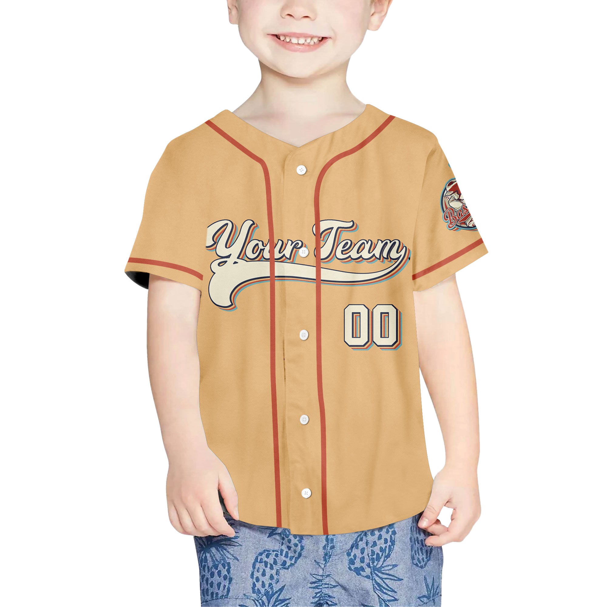 Personalized-Vintage-Team-Name-And-Number-Custom-Collection-Orange