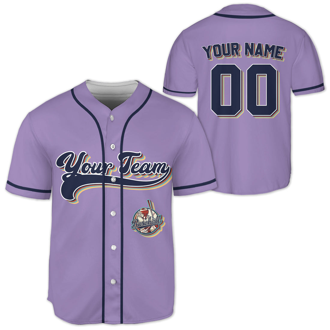 Personalized-Vintage-Team-Name-Custom-Collection-Purple