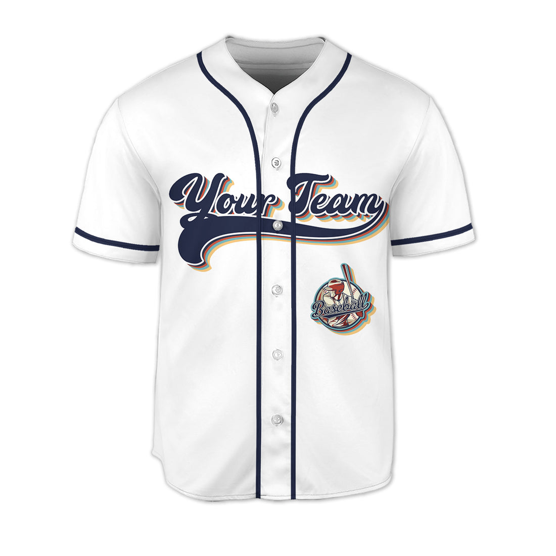 Personalized-Vintage-Team-Name-Custom-Collection-White