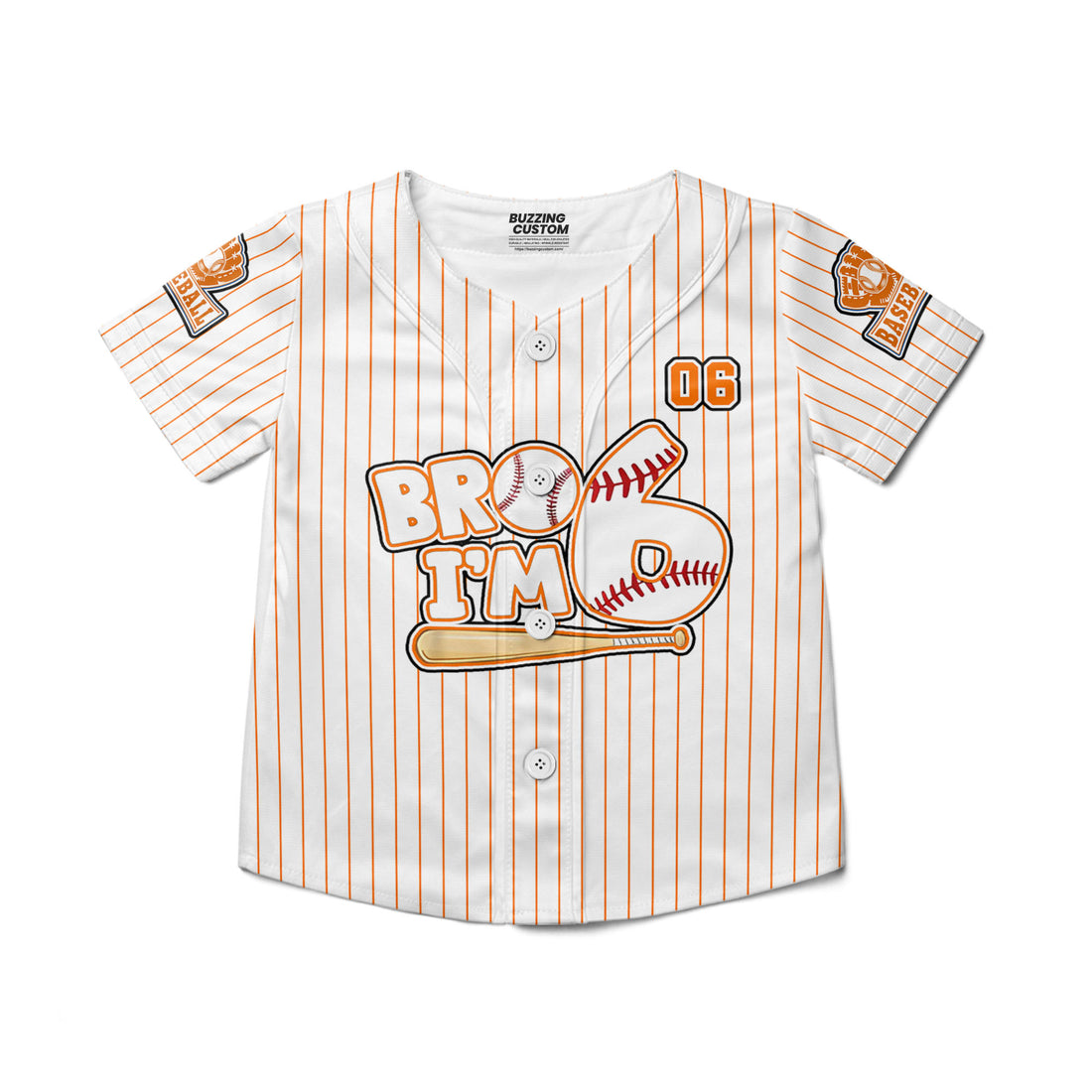 personalized-bro-im-6-striped-piping-awesome-orange-baseball-jersey-i1-7362