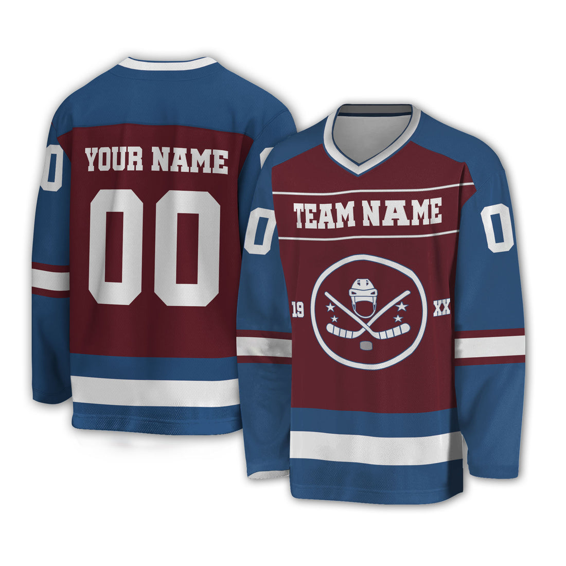 personalized-famous-hockey-jersey-team-est-blue-and-brick-ca-i3-6929