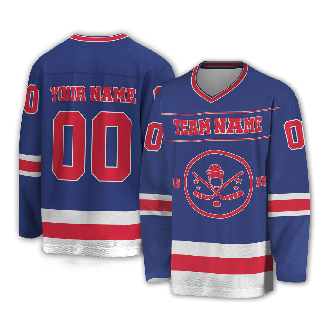 personalized-famous-hockey-jersey-team-est-blue-and-red-nyr-i3-9649
