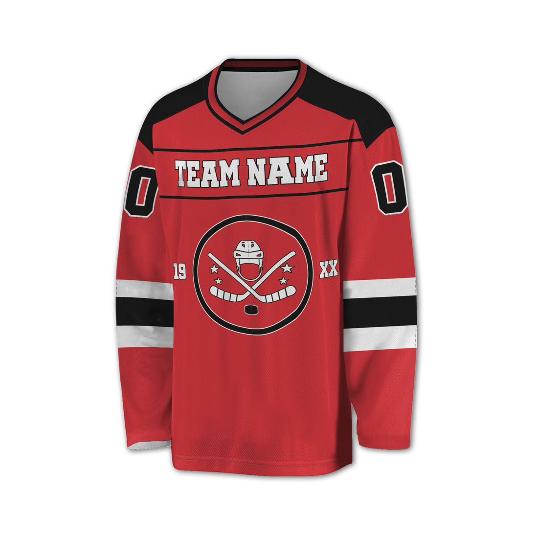 personalized-famous-hockey-jersey-team-est-red-and-black-njd-i3-4274