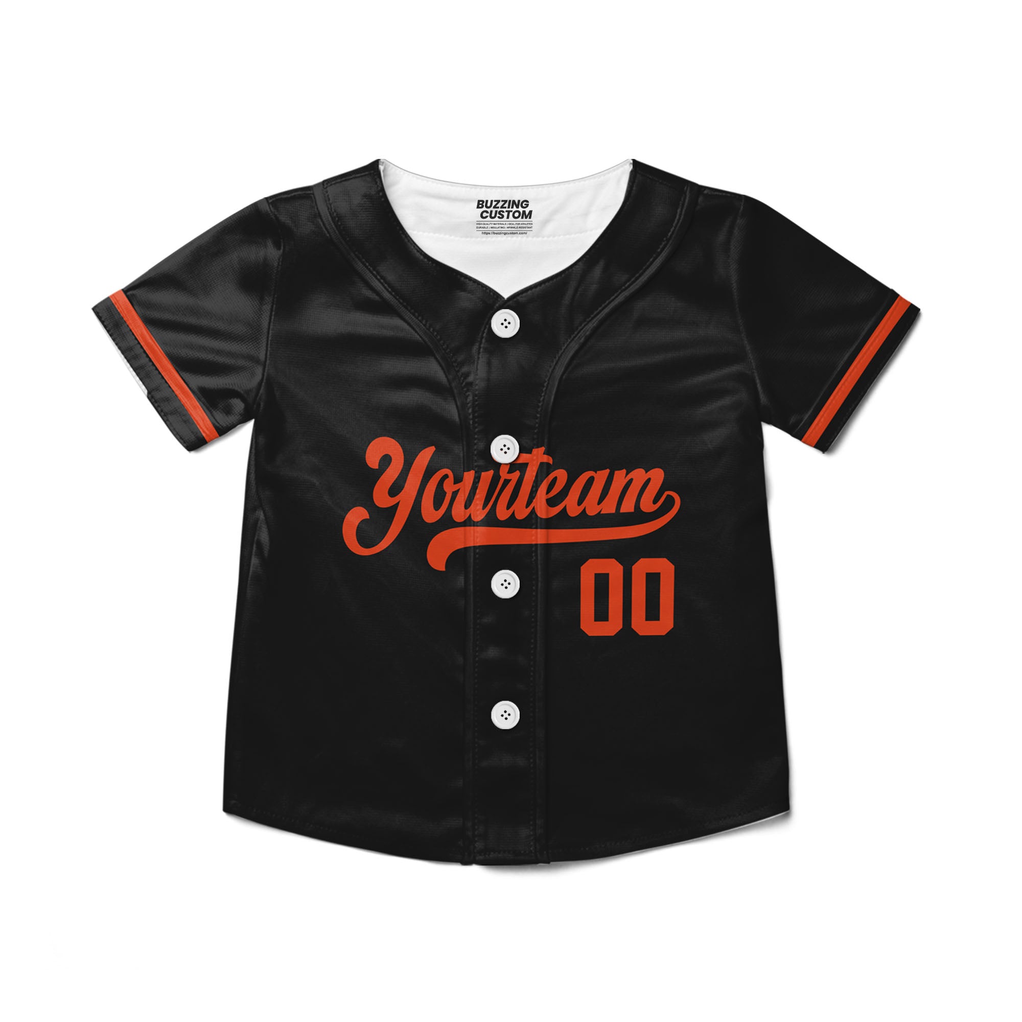 Personalized famous team BO sport classic black baseball jersey VDD04