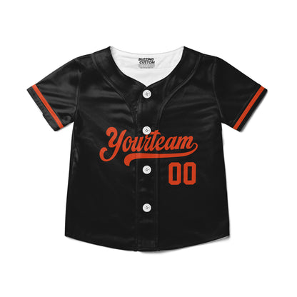 Personalized famous team BO sport classic black baseball jersey VDD04