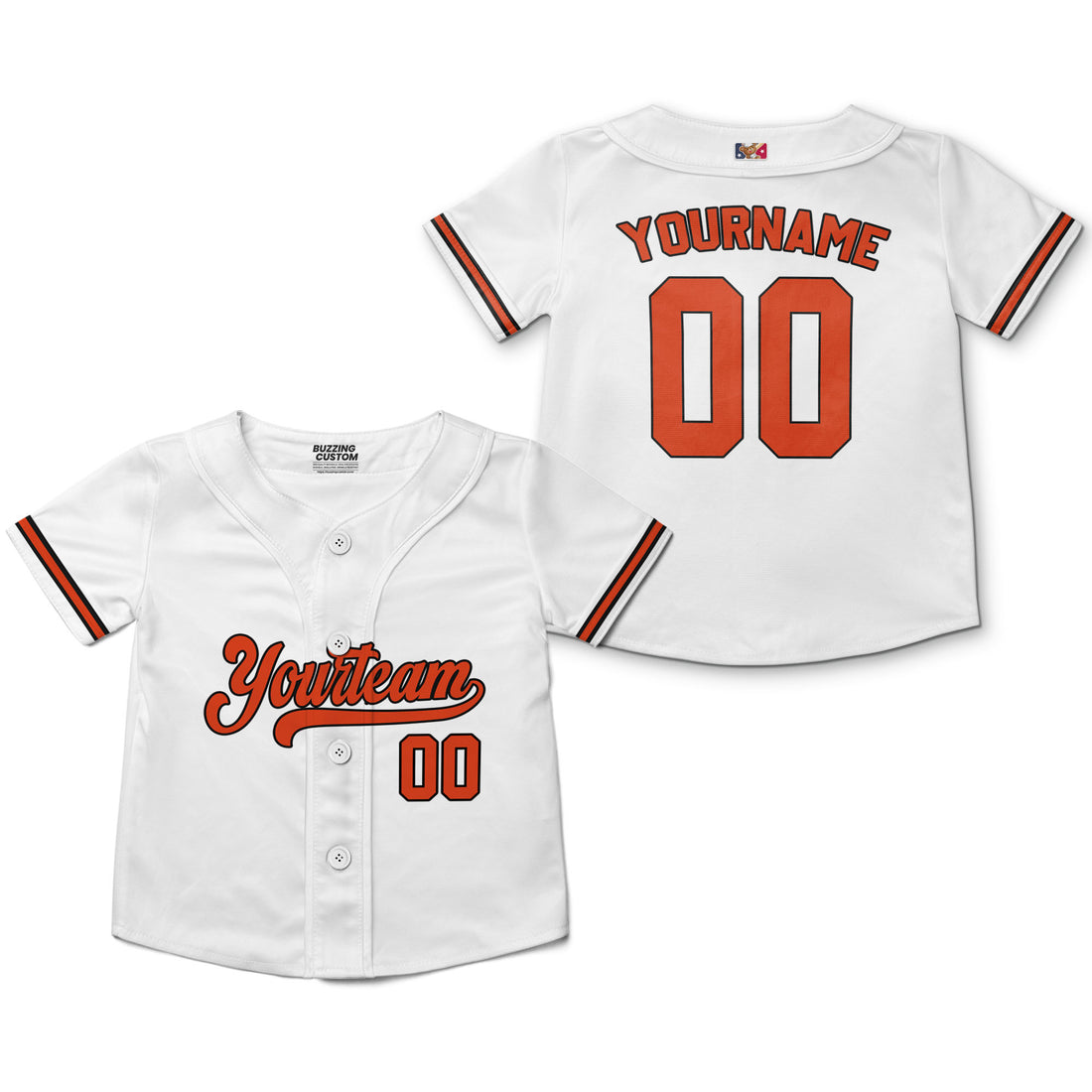 Personalized famous team BO sport classic white baseball jersey VDD04