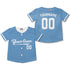 Personalized famous team KC royal sport classic light blue baseball jersey VDD04