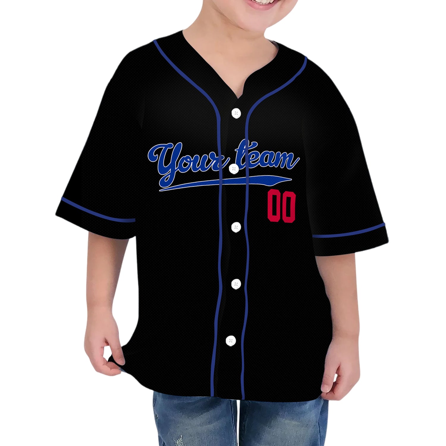 Personalized famous team LAD sport classic black baseball jersey VDD04