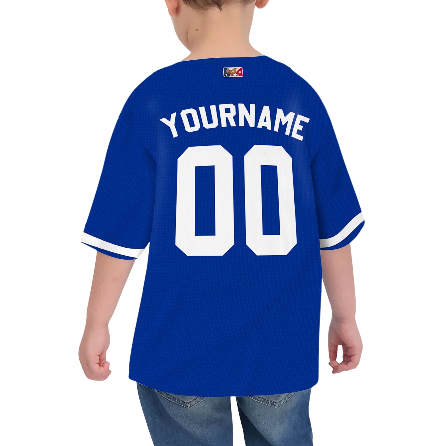 Personalized famous team LAD sport classic blue baseball jersey VDD04