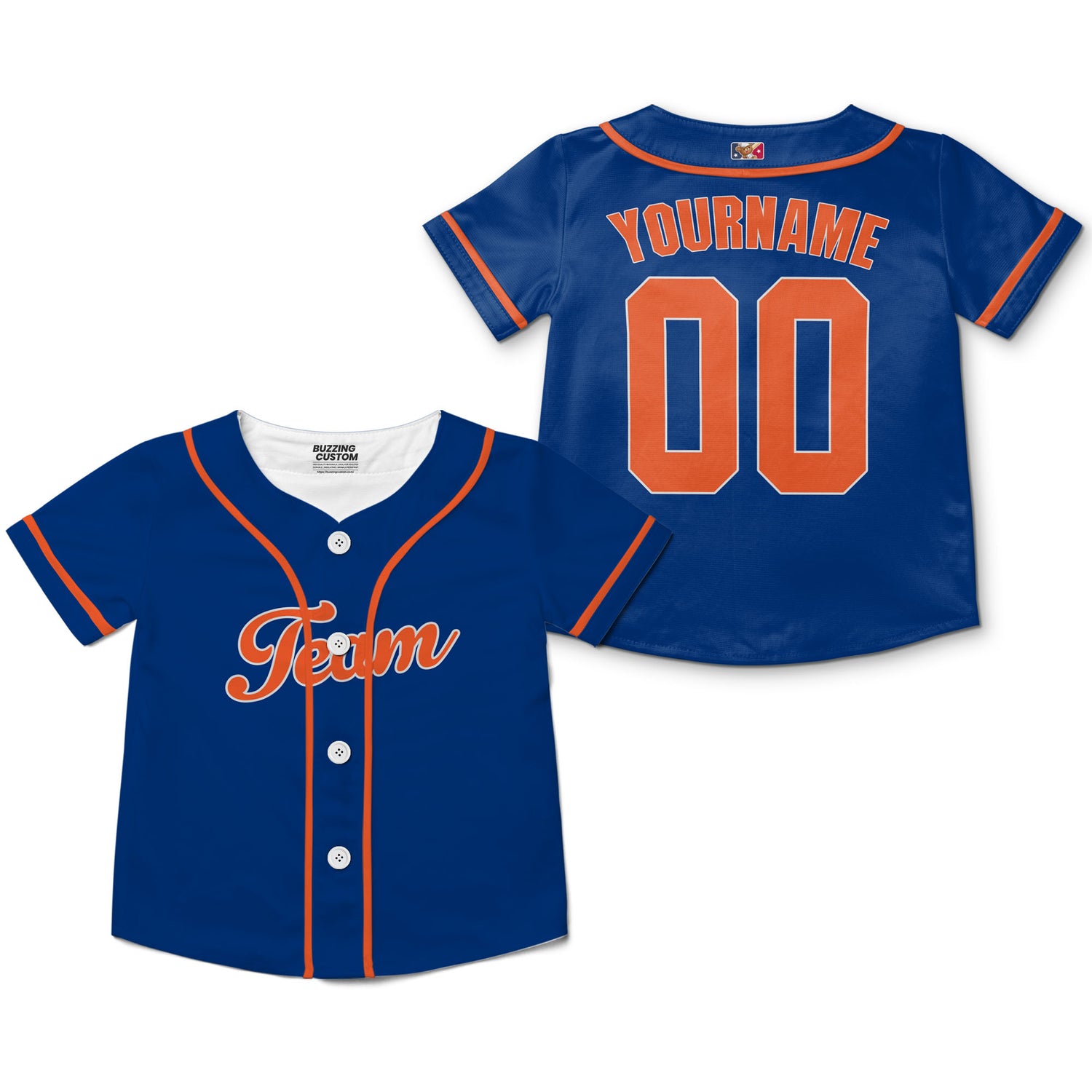 Personalized famous team NYM sport classic blue baseball jersey VDD04
