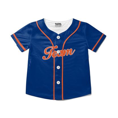 Personalized famous team NYM sport classic blue baseball jersey VDD04
