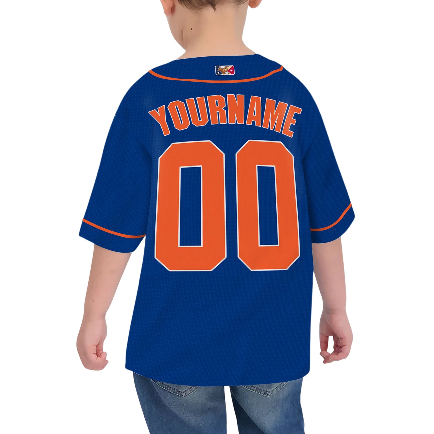 Personalized famous team NYM sport classic blue baseball jersey VDD04
