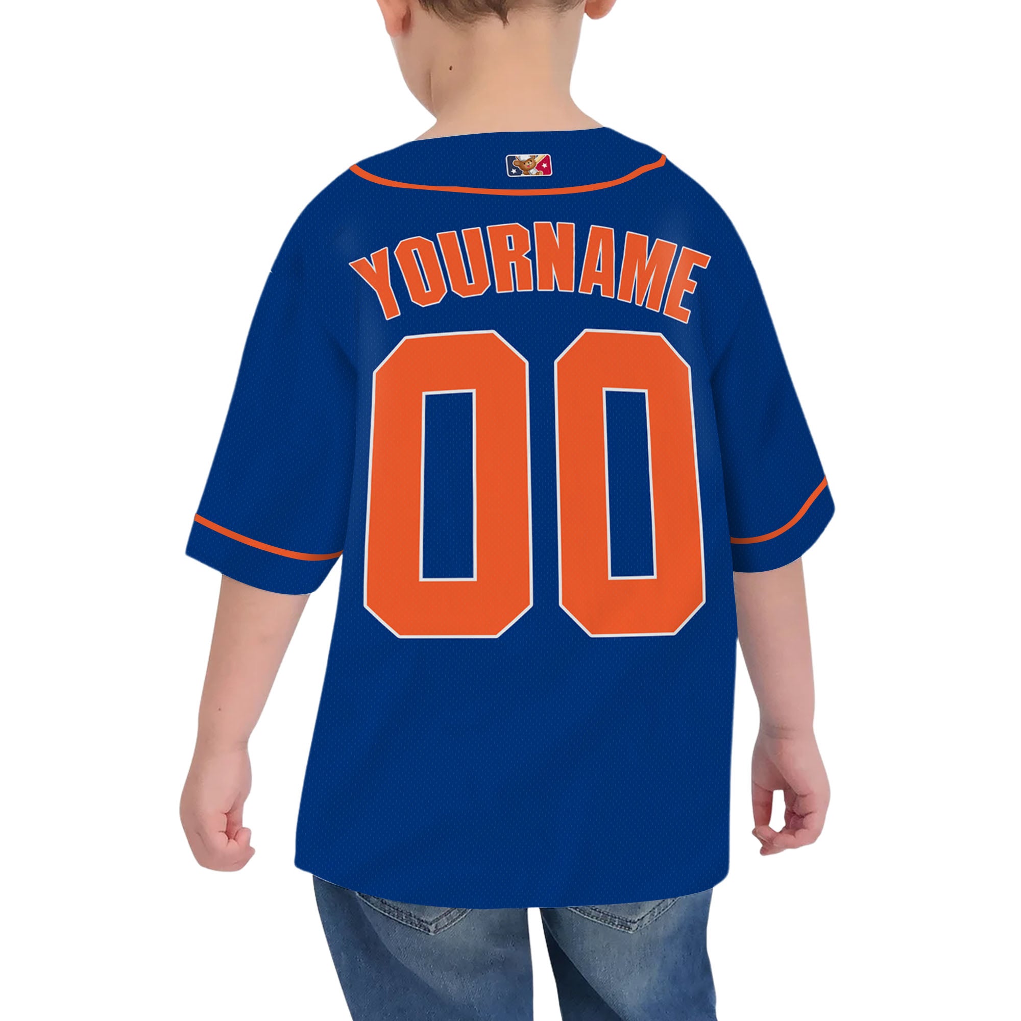 Personalized famous team NYM sport classic blue baseball jersey VDD04