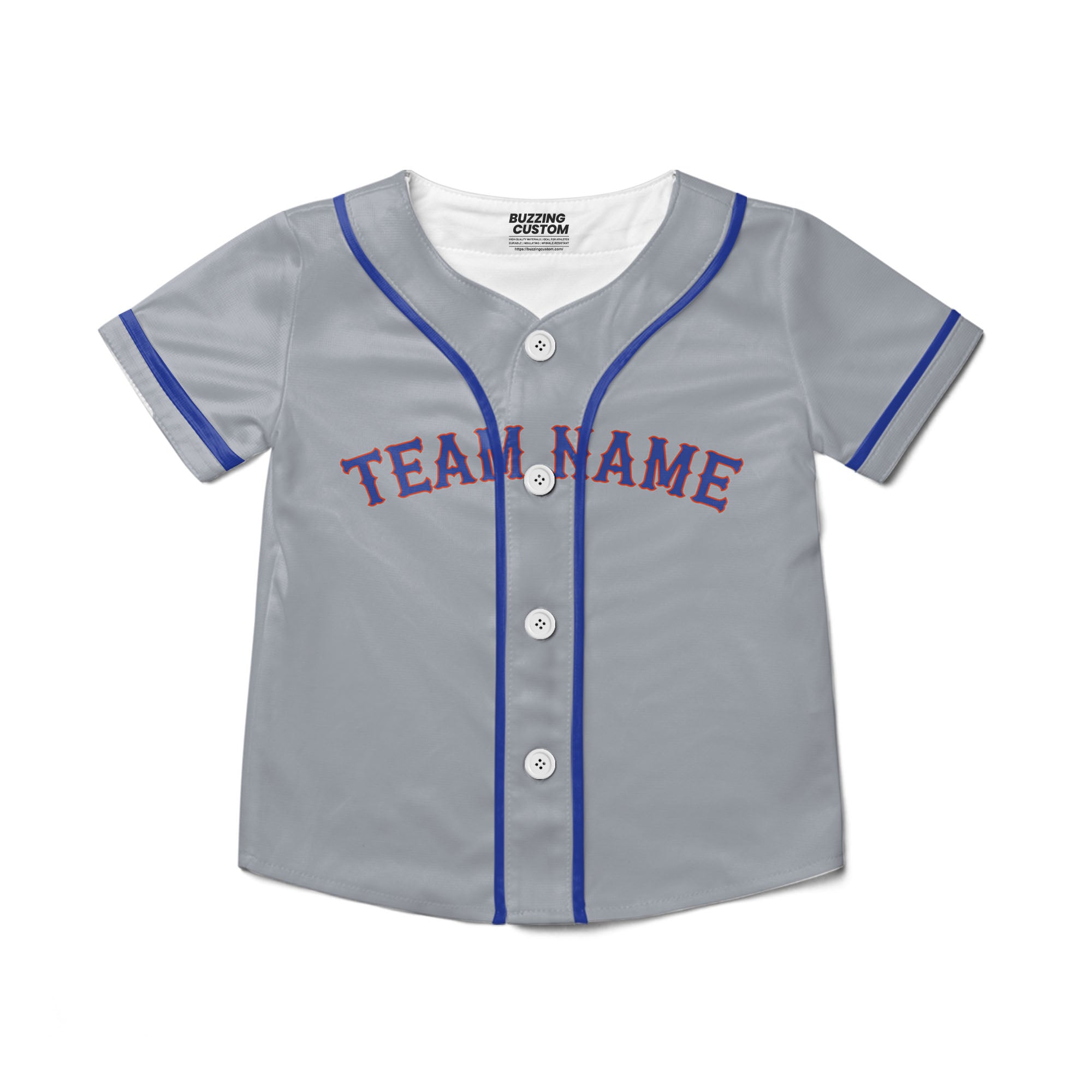 Personalized famous team NYM sport classic gray baseball jersey VDD04