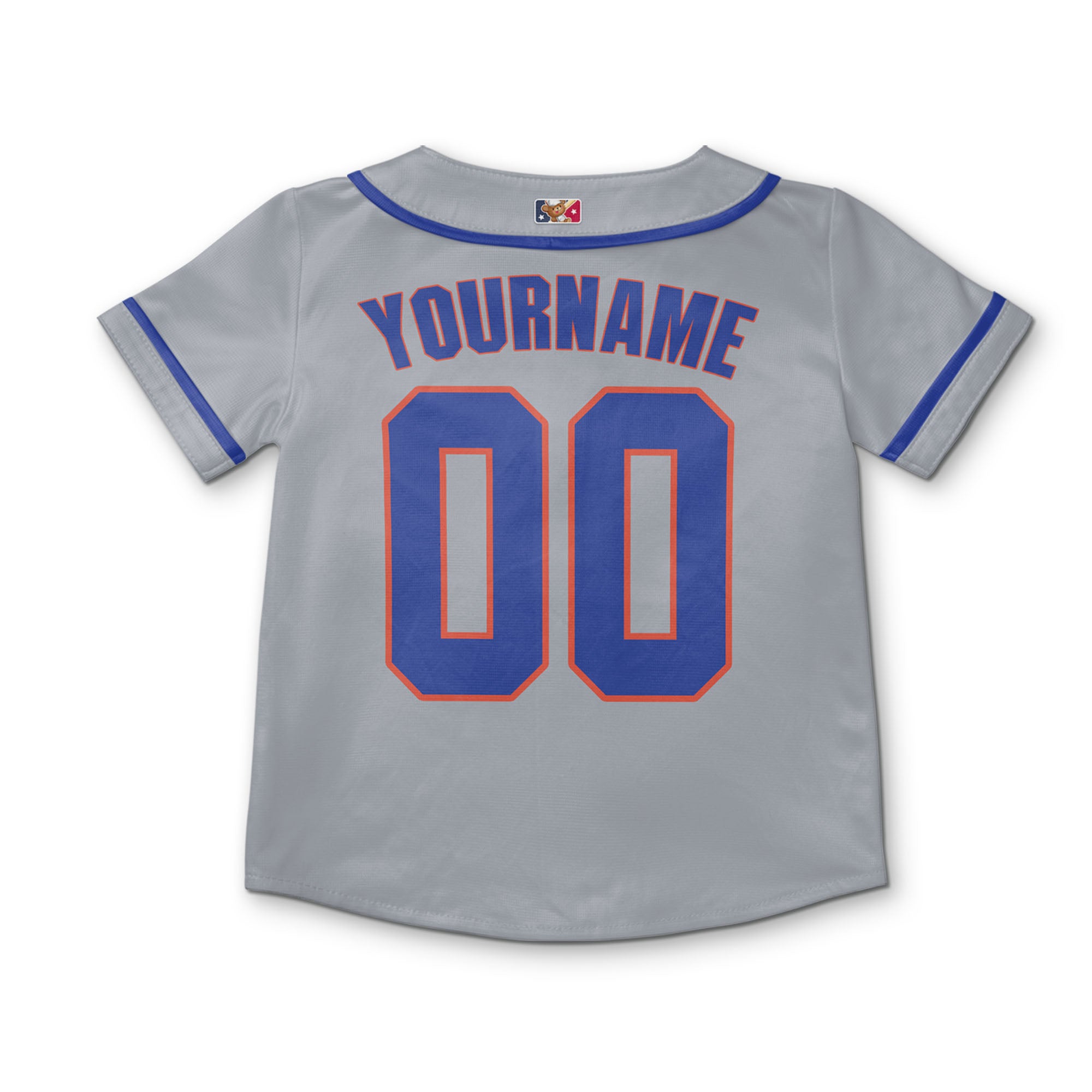 Personalized famous team NYM sport classic gray baseball jersey VDD04