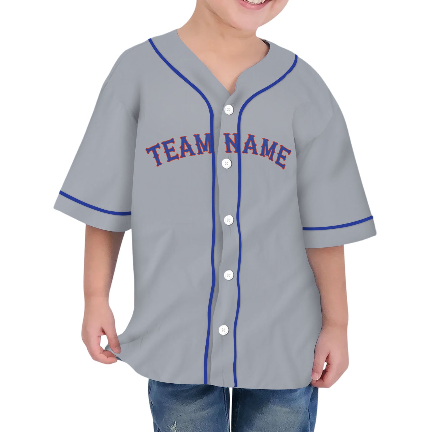 Personalized famous team NYM sport classic gray baseball jersey VDD04