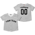 Personalized famous team NY sport classic gray baseball jersey VDD04