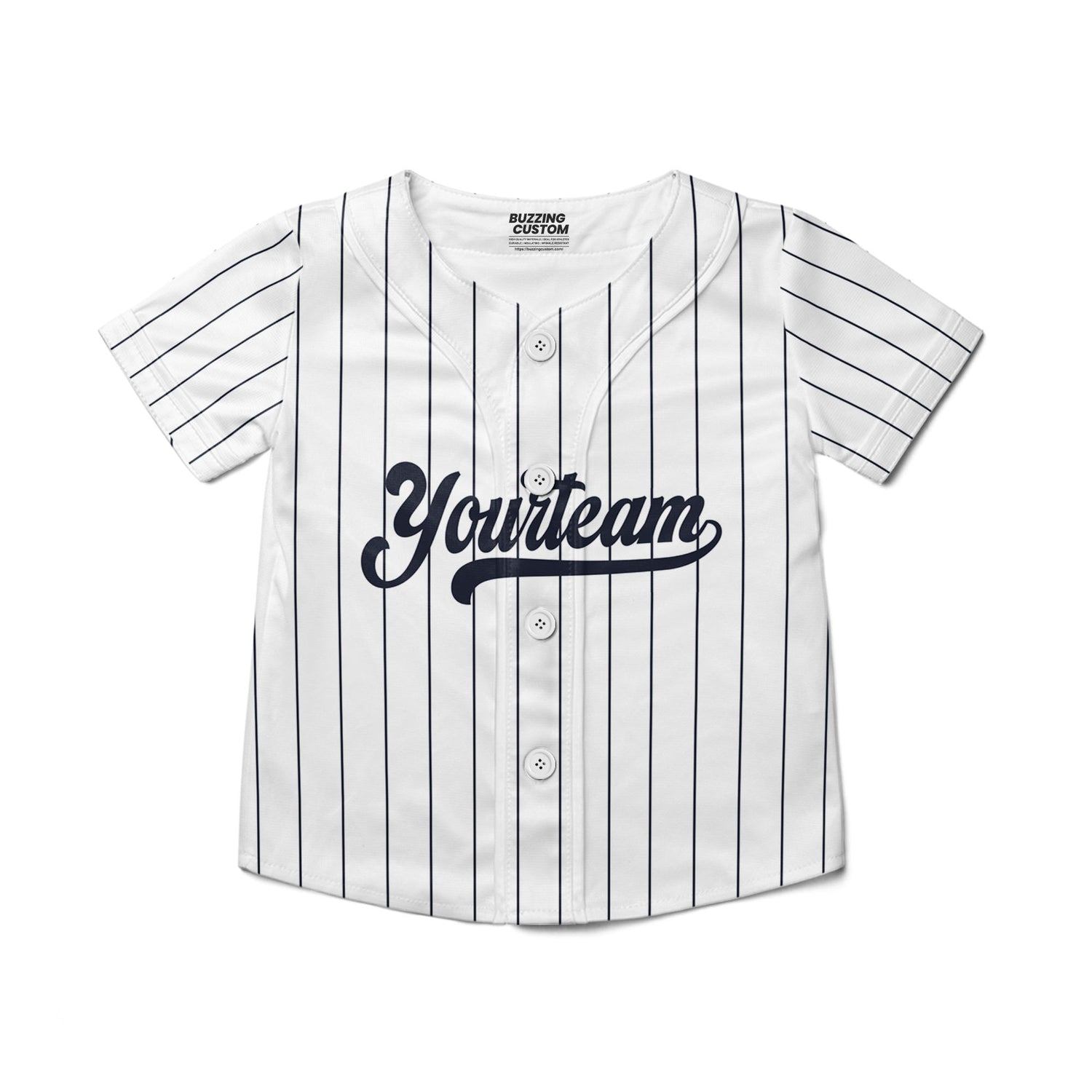 Personalized famous team NY sport white and black Stripes baseball jersey VDD04