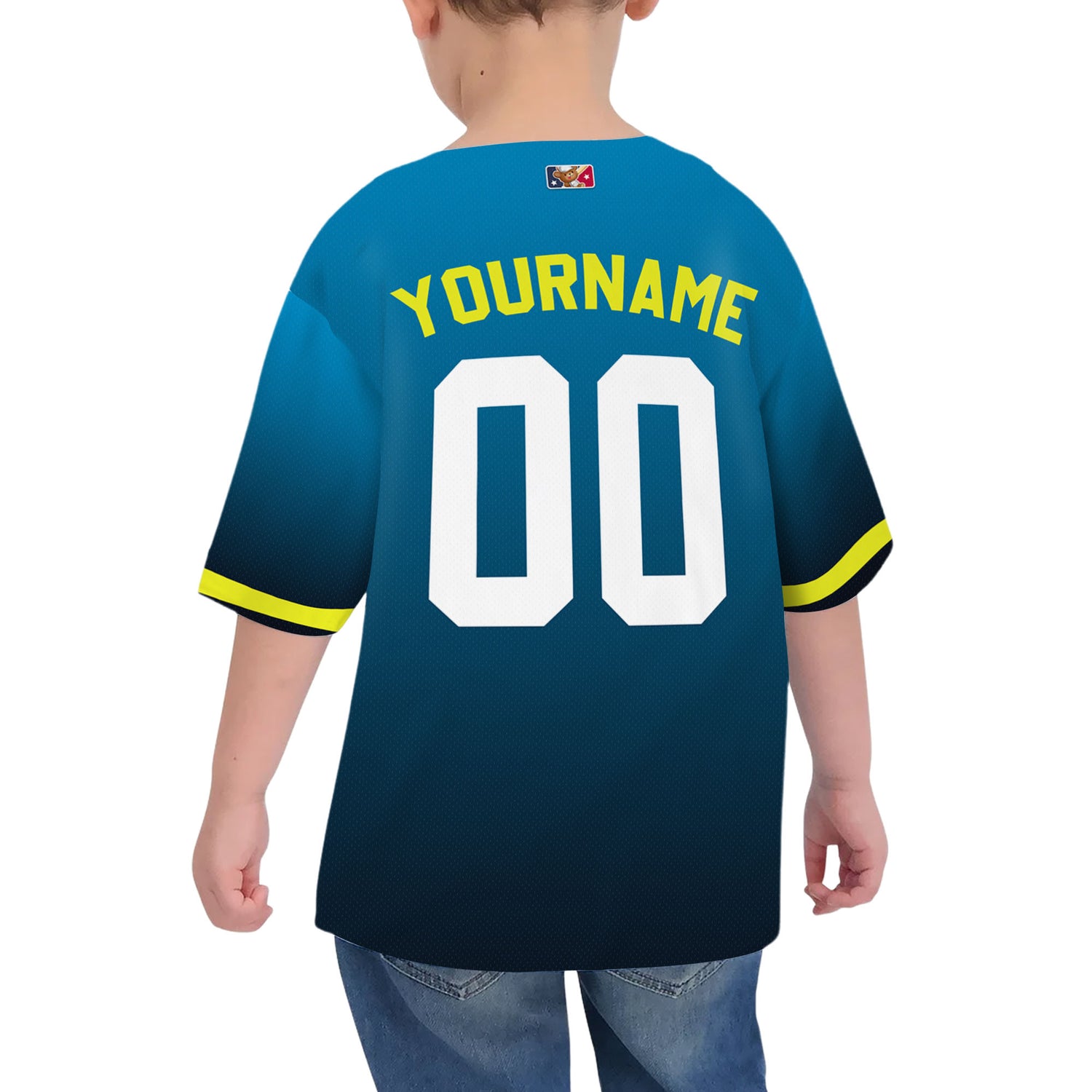 Personalized famous team PP sport blue baseball jersey VDD04