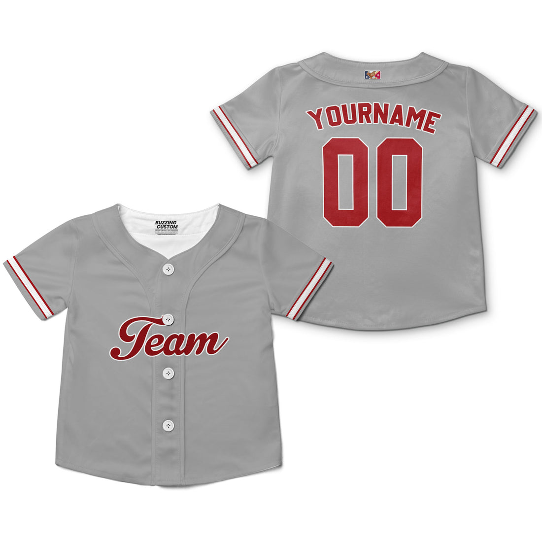 Personalized famous team PP sport classic gray baseball jersey VDD04