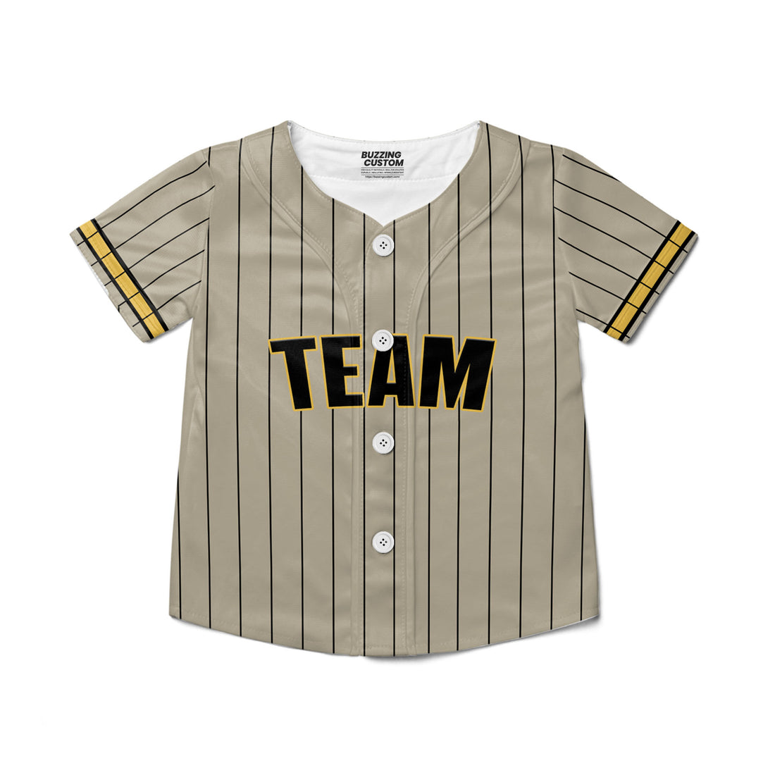 Personalized famous team SDP sport sand and black stripes baseball jersey VDD04