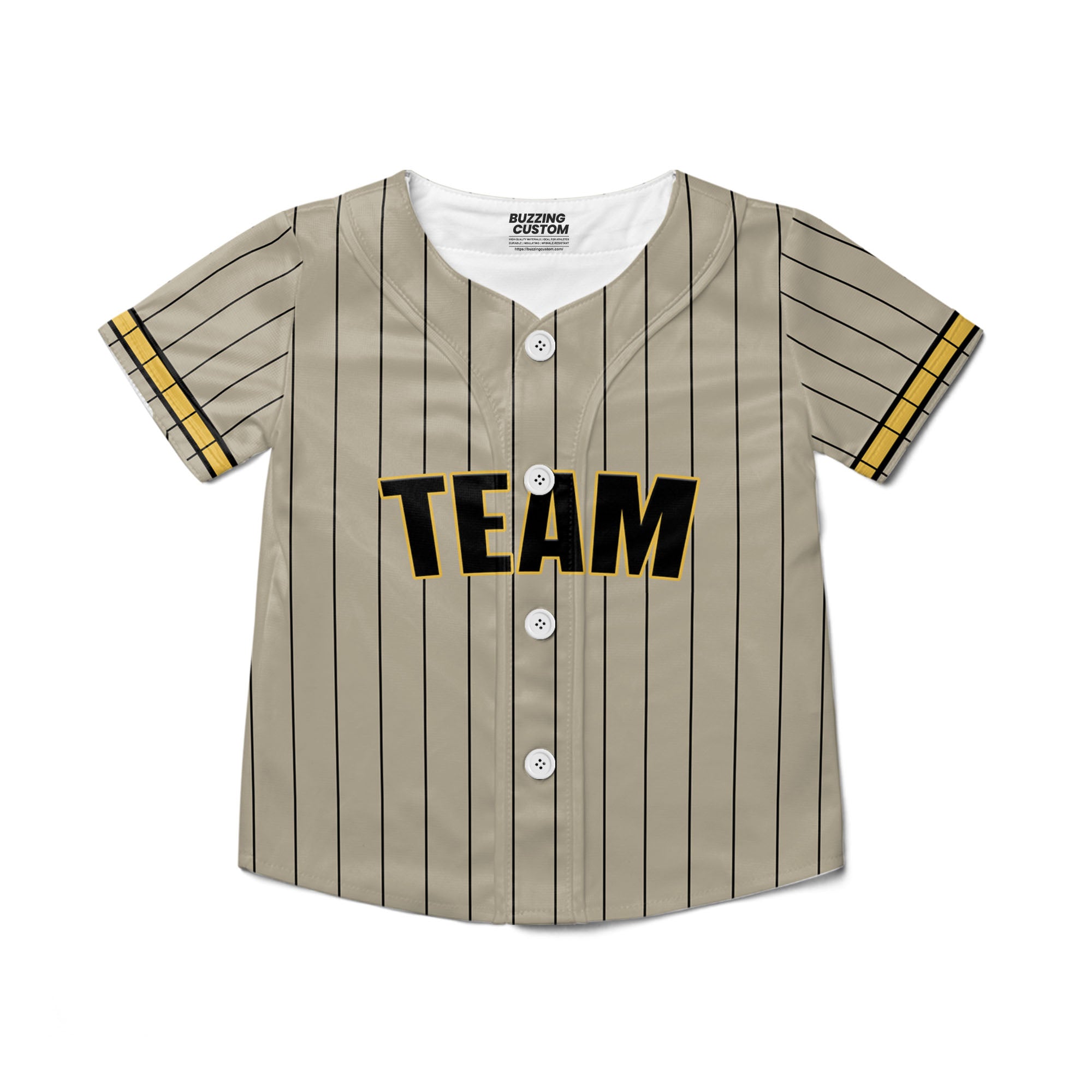 Personalized famous team SDP sport sand and black stripes baseball jersey VDD04
