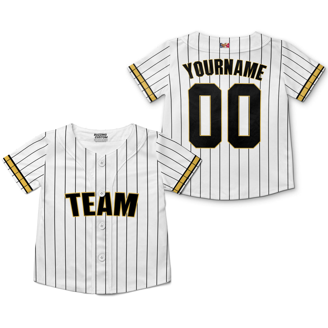 Personalized famous team SDP sport white and black stripes baseball jersey VDD04