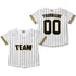 Personalized famous team SDP sport white and black stripes baseball jersey VDD04