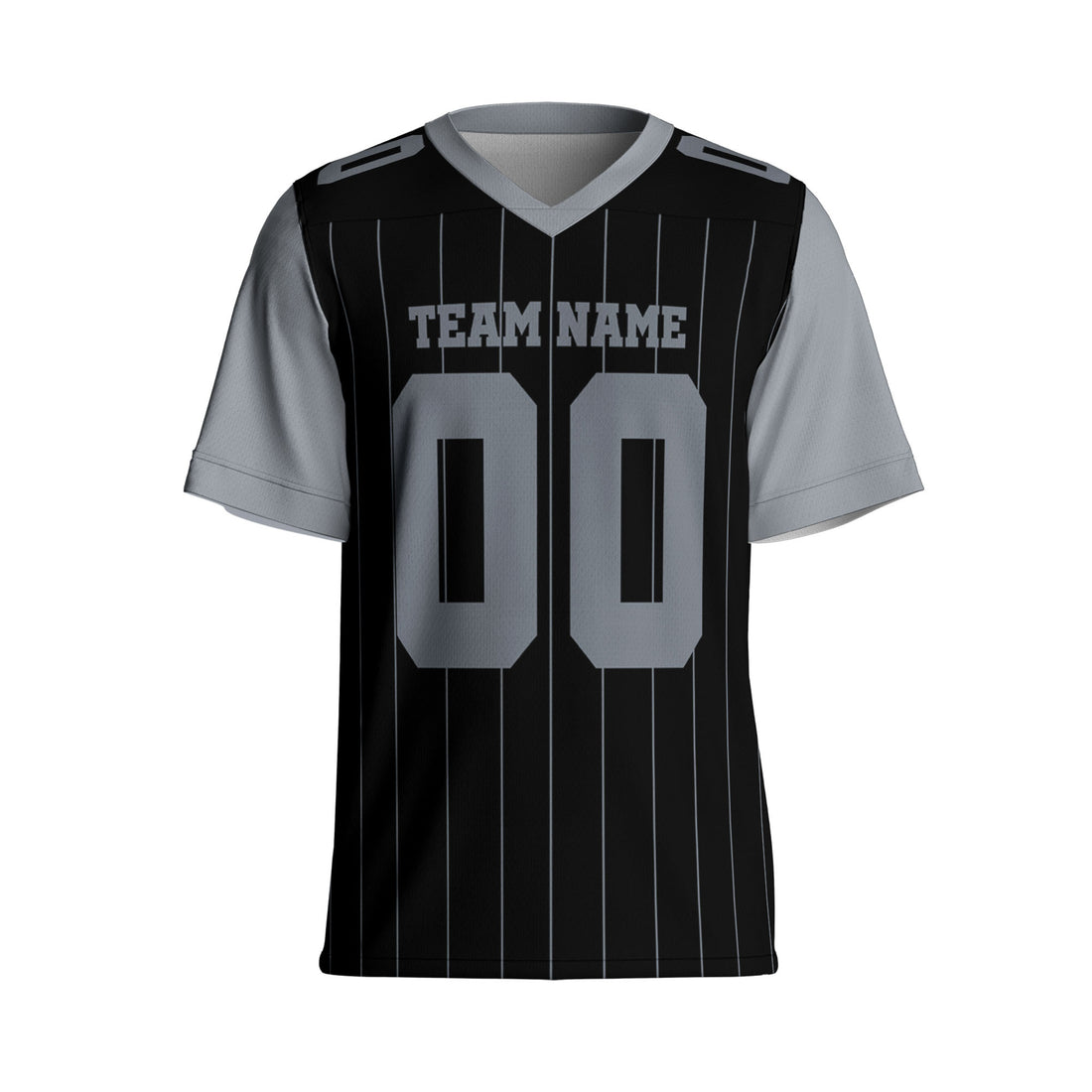 personalized-football-team-las-vergas-black-and-white-sleeve-thin-stripes-lar-ca02-2892