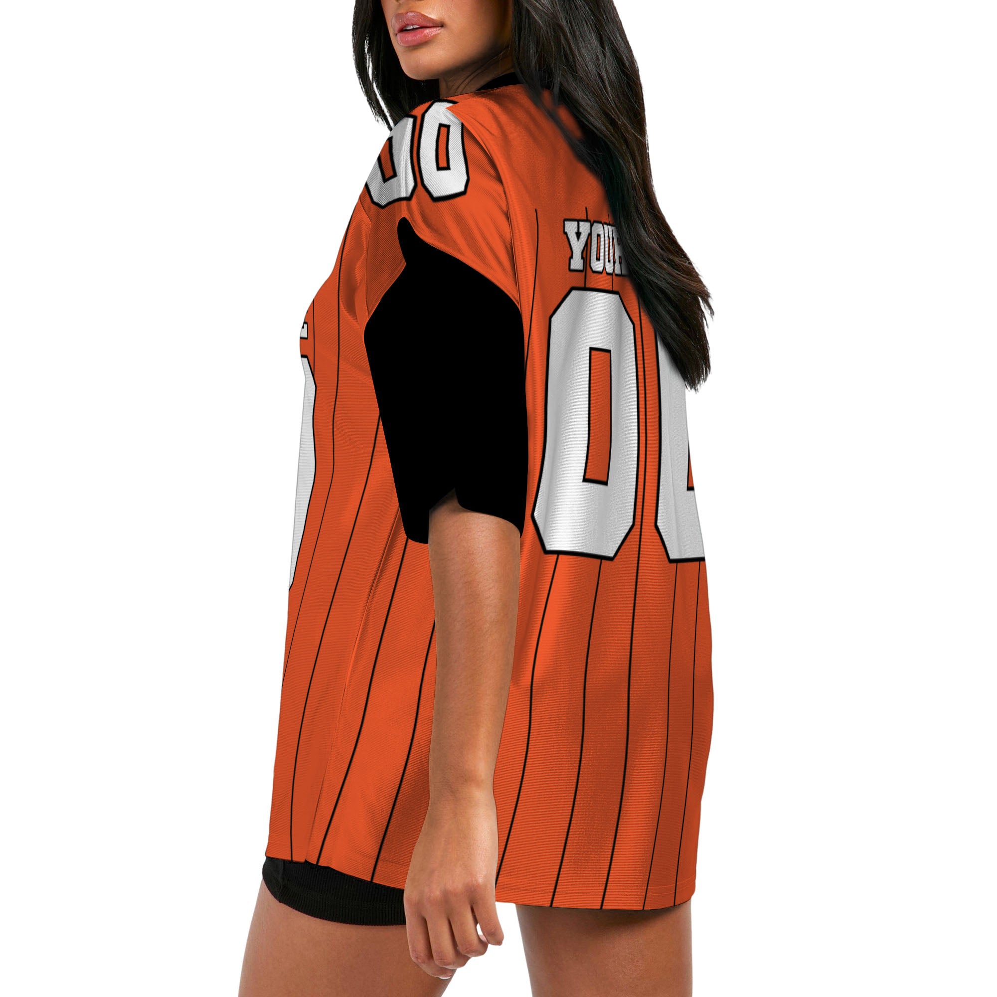 personalized-football-team-cincinnati-orange-and-black-sleeve-thin-stripes-cb-ca02-7487