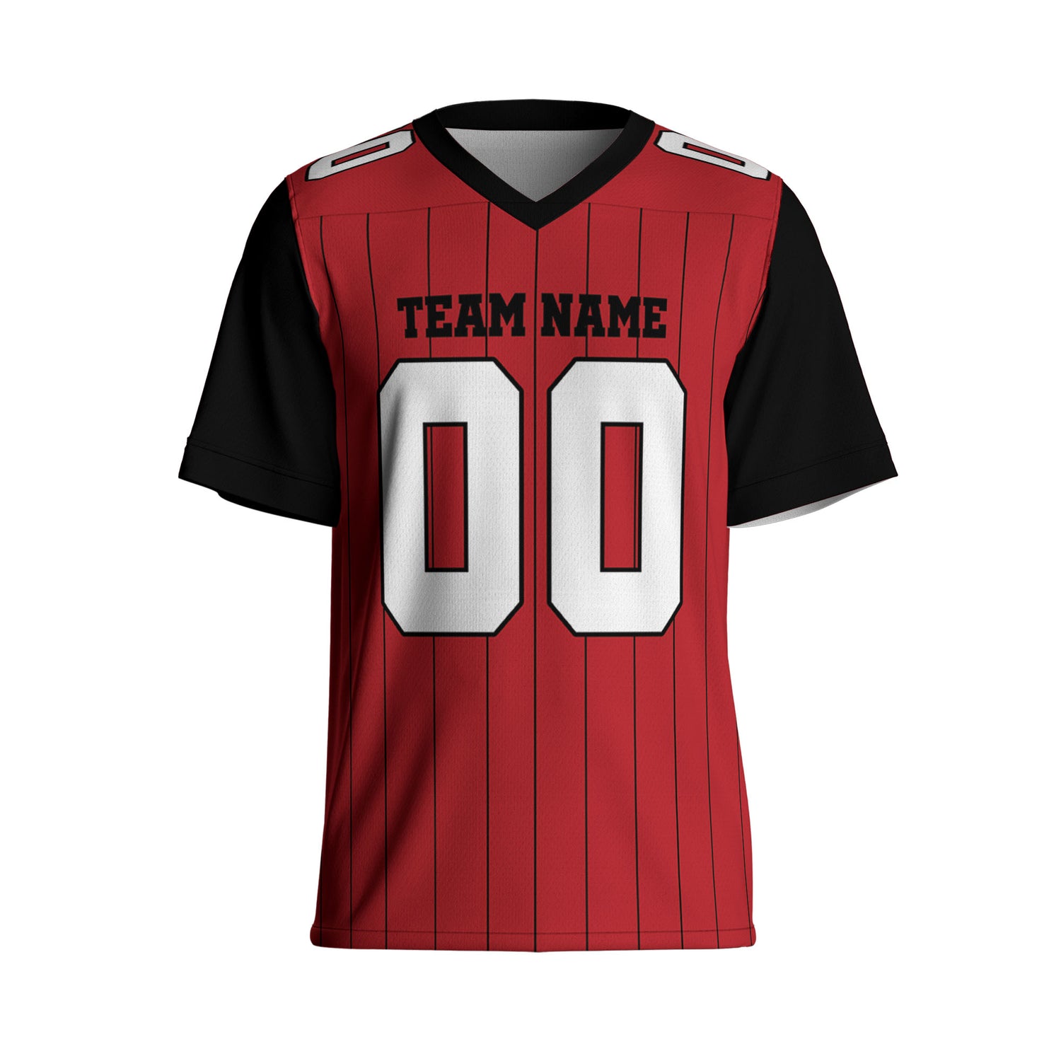 personalized-football-team-gieorgia-red-and-black-sleeve-thin-stripes-gb-ca02-1202