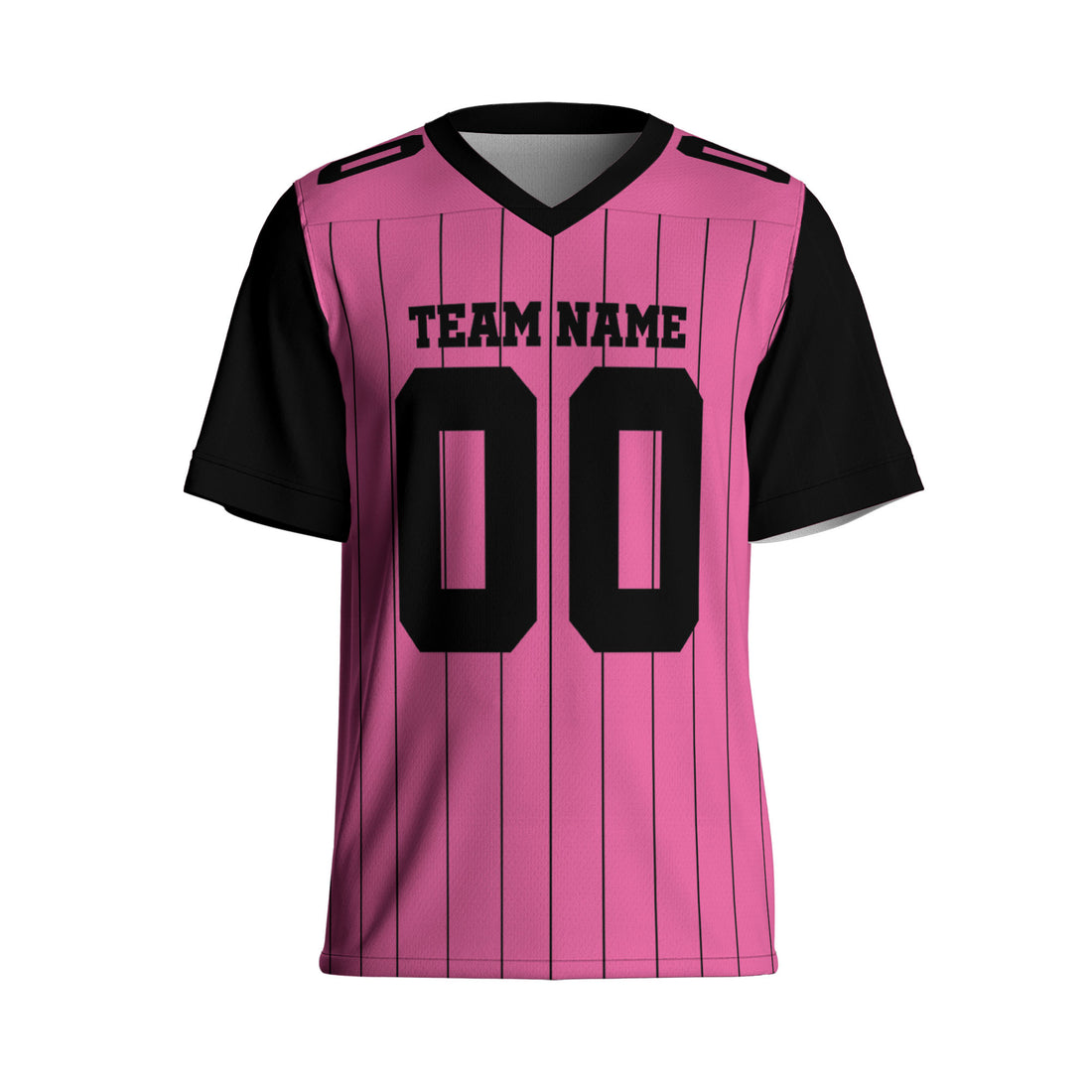 personalized-football-team-pink-and-black-sleeve-thin-stripes-ca02-4118