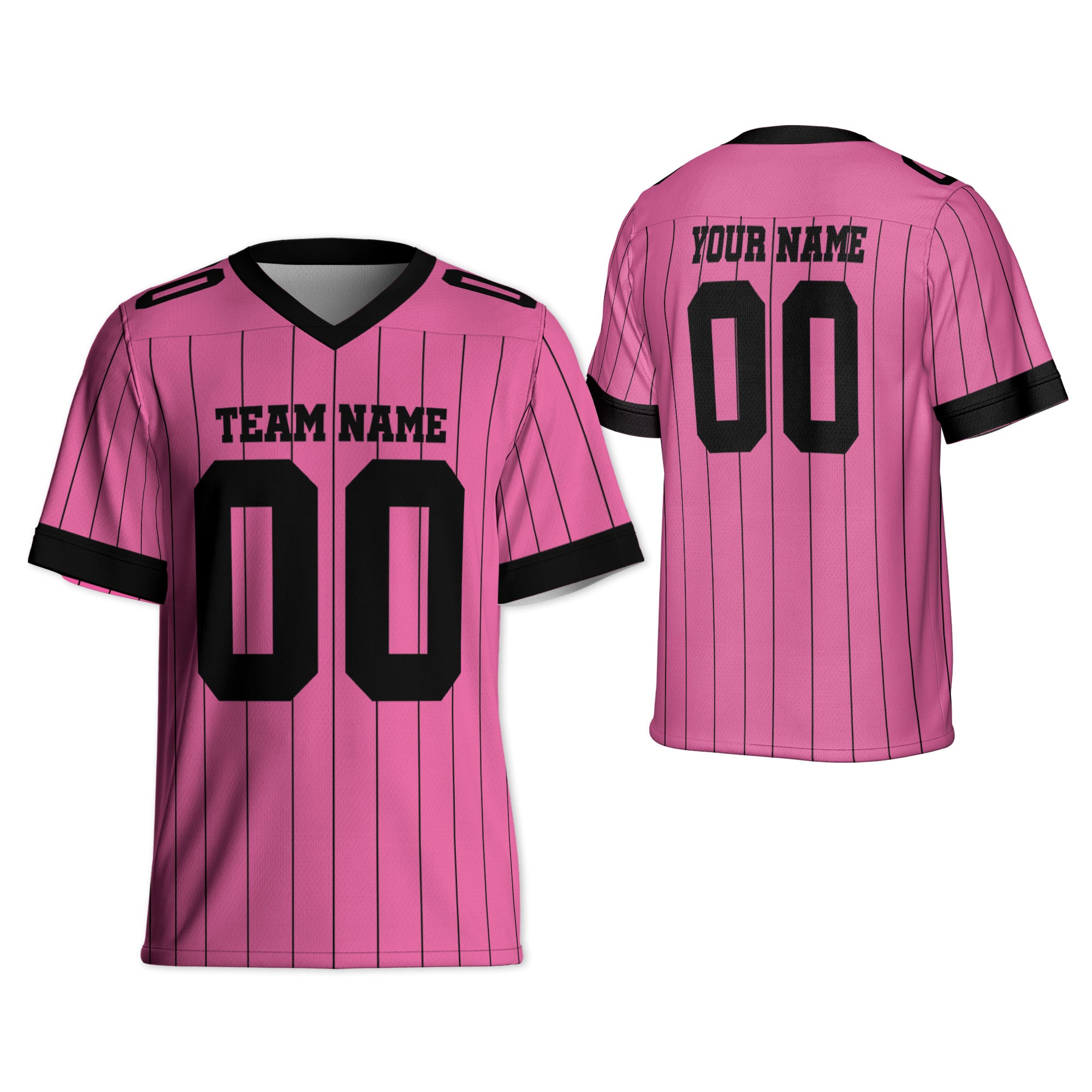 personalized-football-team-pink-and-black-thin-stripes-ca02-9073
