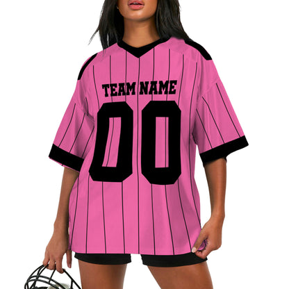personalized-football-team-pink-and-black-thin-stripes-ca02-9073