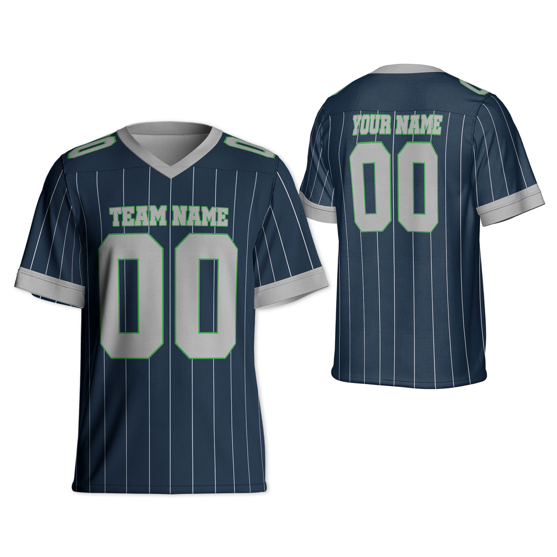 personalized-football-team-seattle-navy-and-gray-thin-stripes-ss-ca02-3588