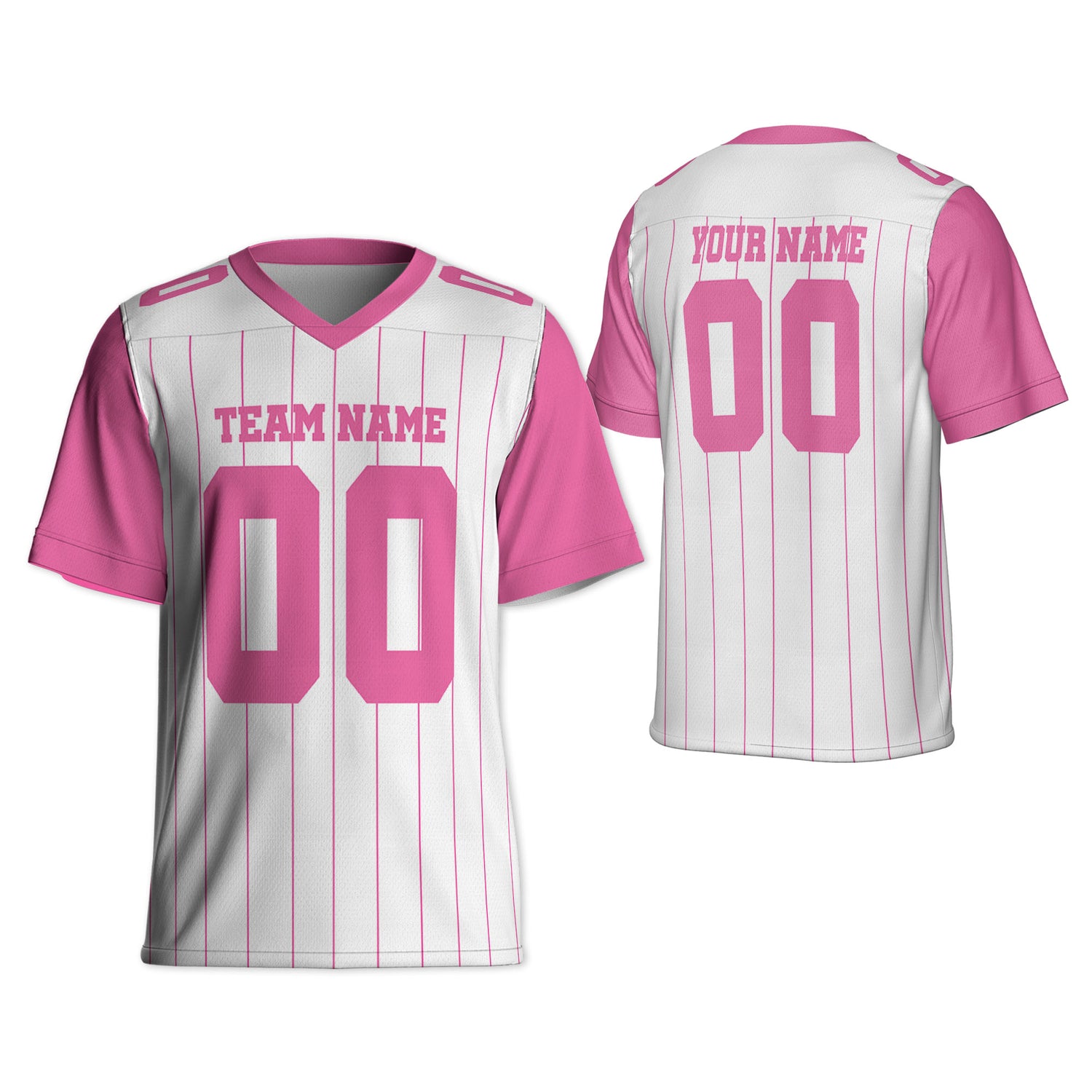 personalized-football-team-white-and-pink-sleeve-thin-stripes-ca02-3939