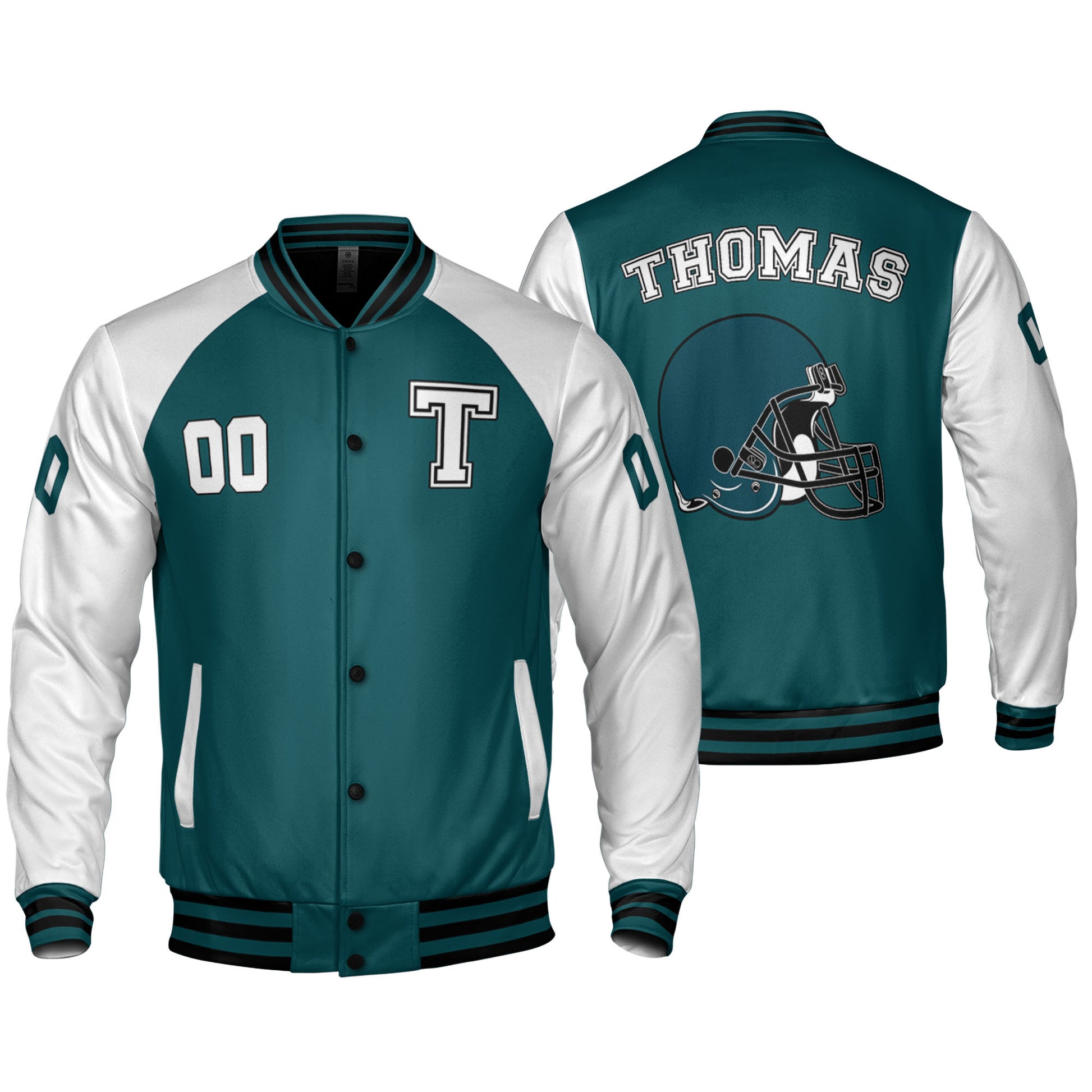 personalized-name-and-helmet-football-varsity-jacket-green-and-black-pe-vdd03-5649