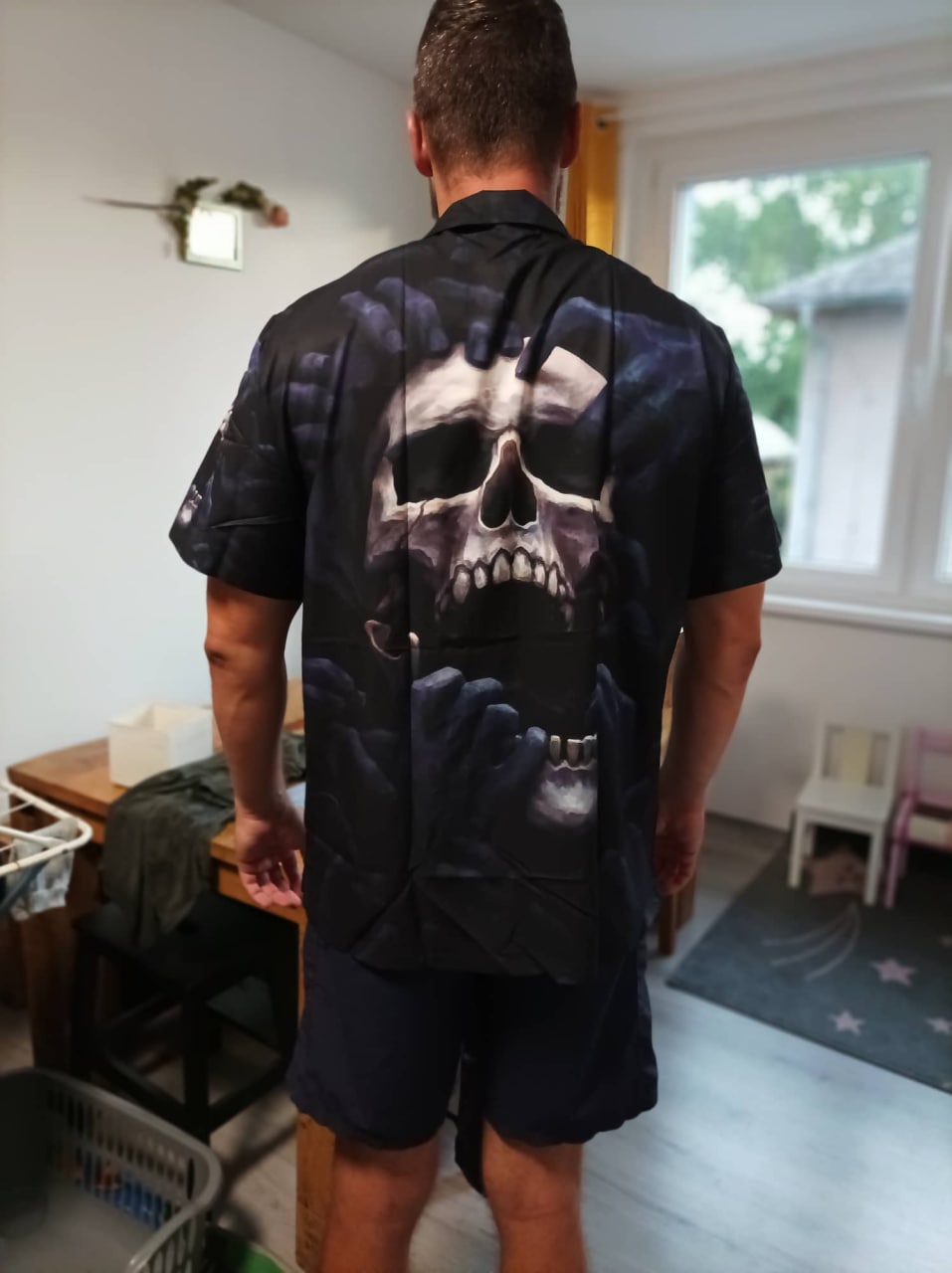 Skull Love Darkness - Hawaiian Shirt  - Owl Ohh