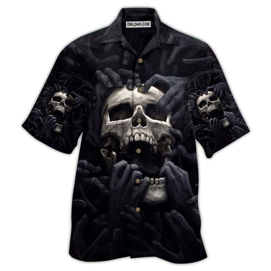 Skull Love Darkness - Hawaiian Shirt  - Owl Ohh