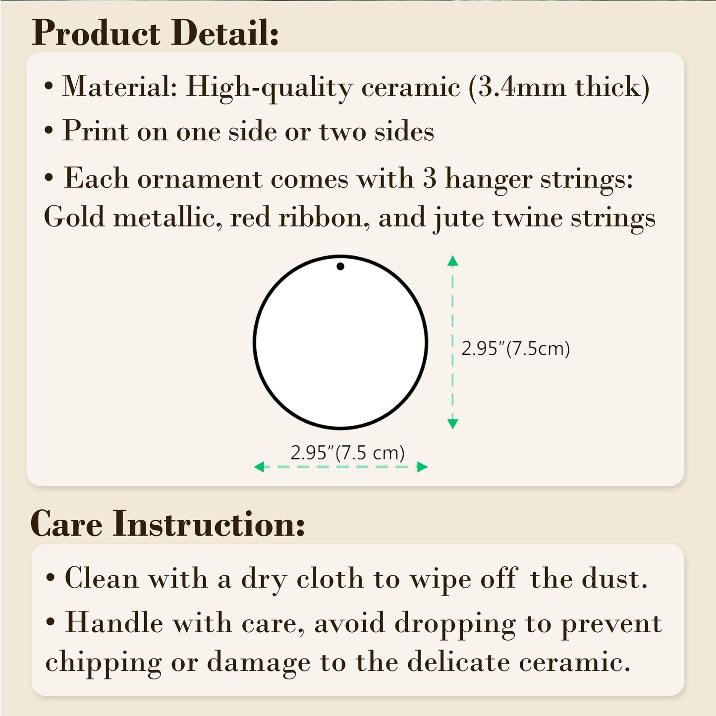 Employee World Okayest Award Ceramic Ornament